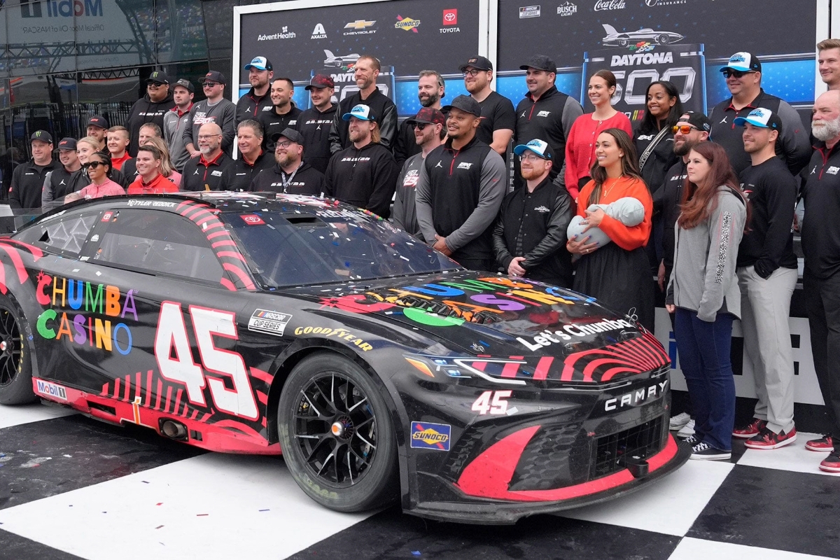 Daytona 500 championship celebration