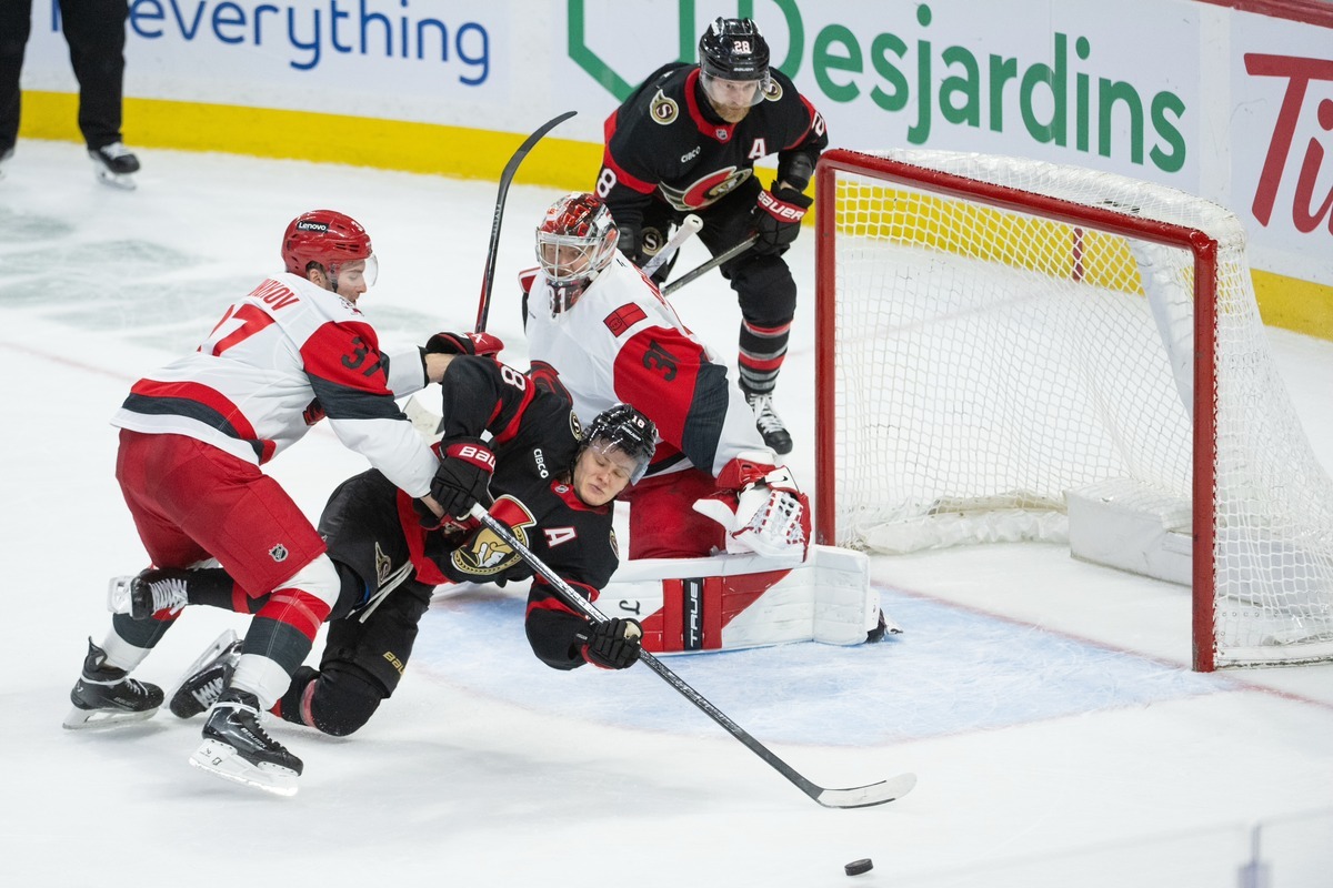 The Ottawa Senators and Carolina Hurricanes face off in a regular season game; the two teams will meet again in the first round of the 2026 Stanley Cup Playoffs.