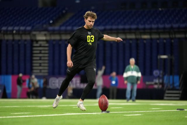 Trey Smack at the NFL Combine