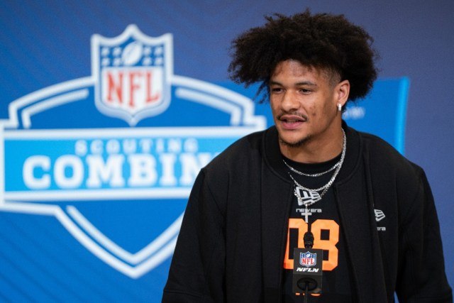 Eagles AJ Brown replacement draft prospect Denzel Boston