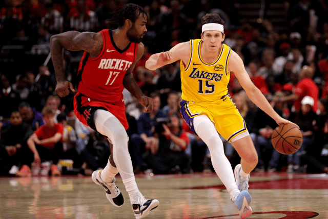 Tari Eason Austin Reaves Los Angeles Lakers Houston Rockets
