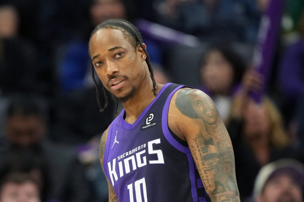 DeMar DeRozan of the Sacramento Kings