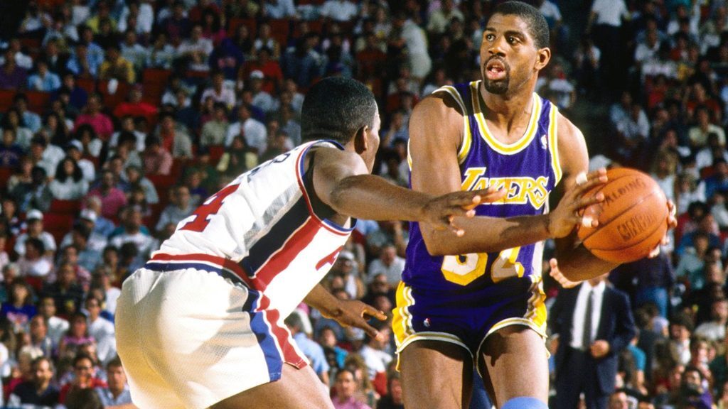 nba contract magic johnson los angeles lakers