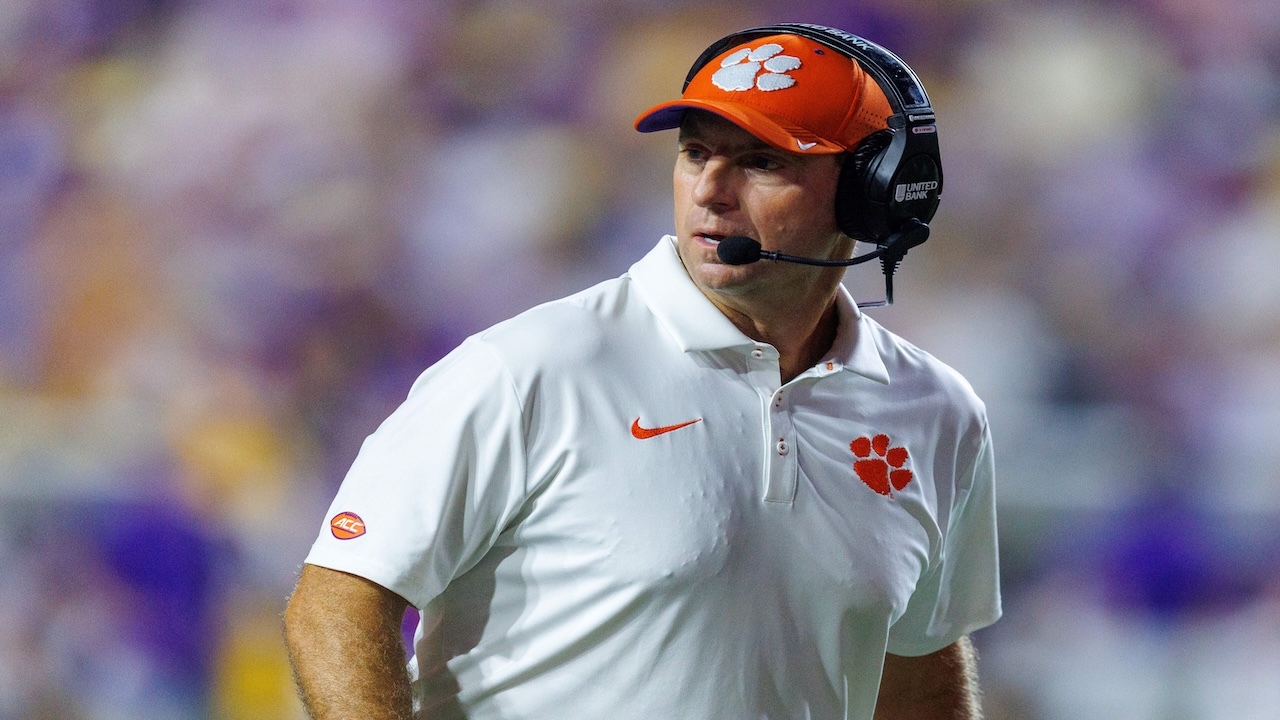 Clemson LSU score Dabo Swinney