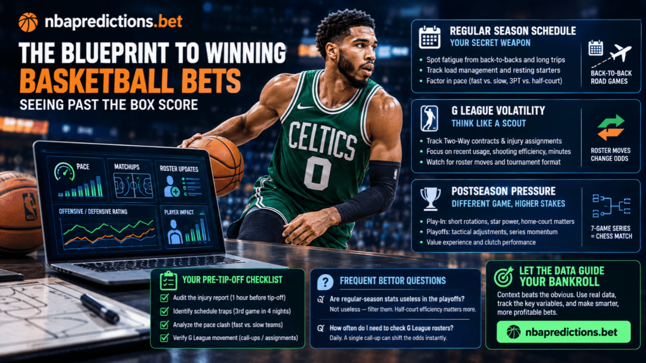 The Blueprint to Winning Basketball Bets: Seeing Past the Box Score