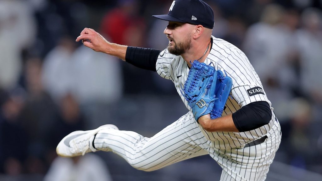 Yankees and Red Sox during Wild Card Game 2