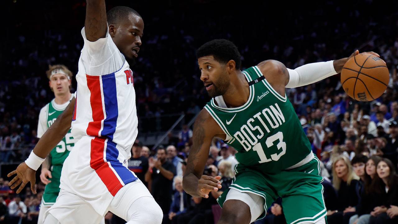 Paul George Celtics Debut