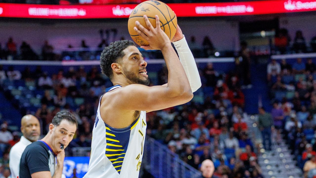 Indiana Pacers guard Tyrese Haliburton