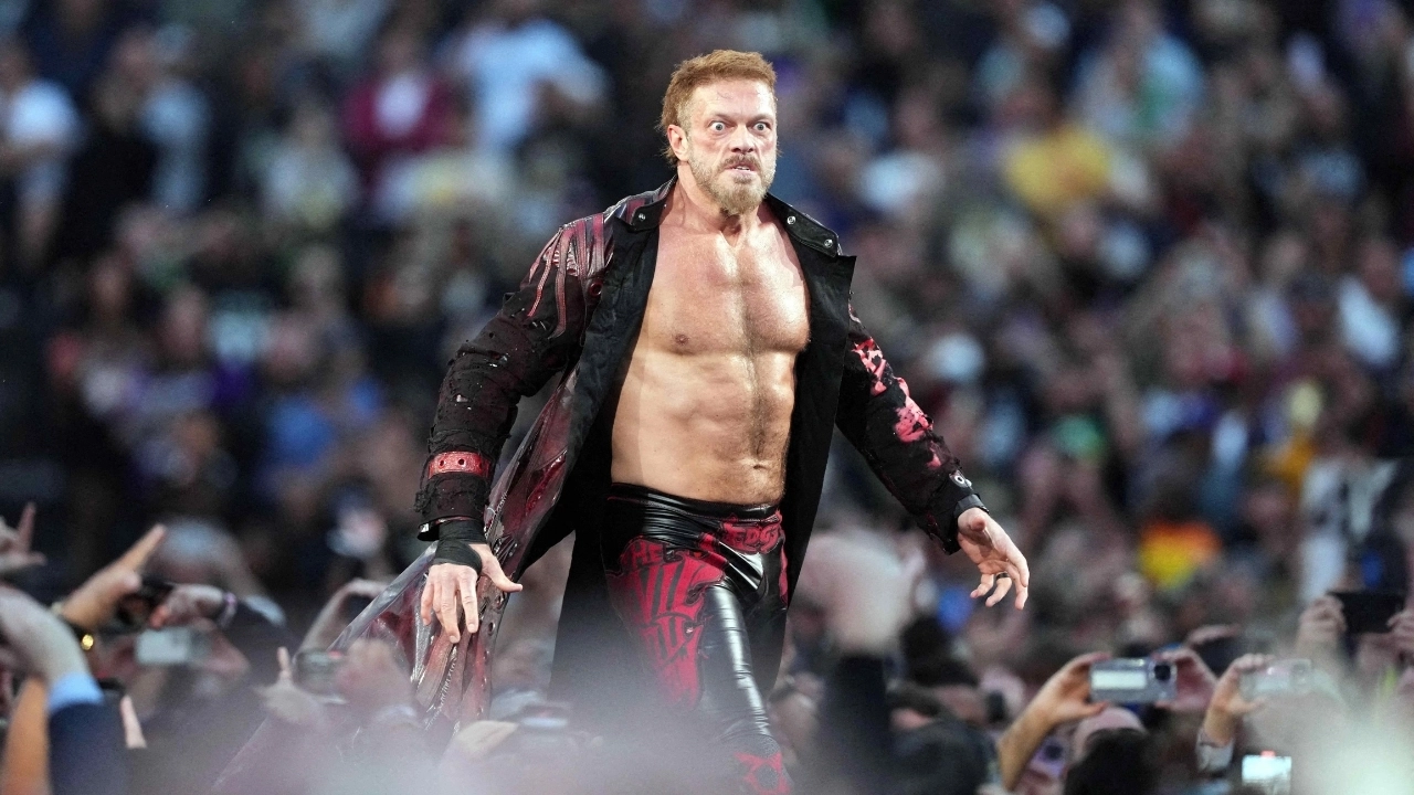 Edge aka Adam Copeland competing