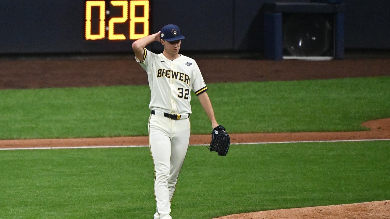 Jacob Misiorowski prepares to start World Series Game 5 for the Milwaukee Brewers.