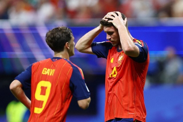 Spain after their defeat