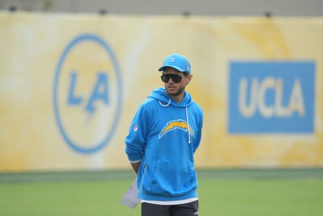 NFL LA Chargers offensive coordinator Mike McDaniel