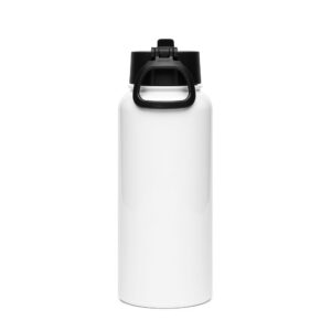 Stainless Steel Straw Water Bottle