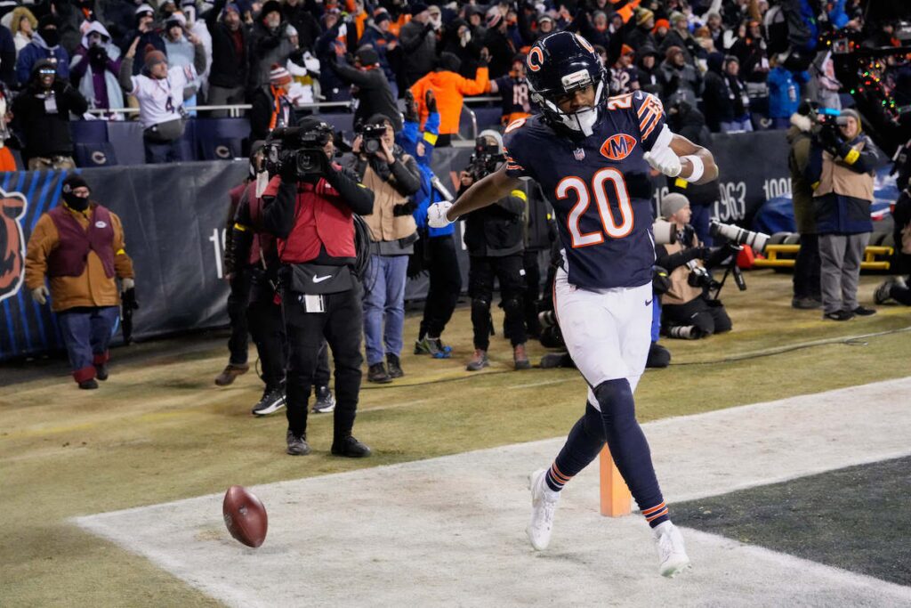 Chicago Bears Wide Receiver Jahdae Walker