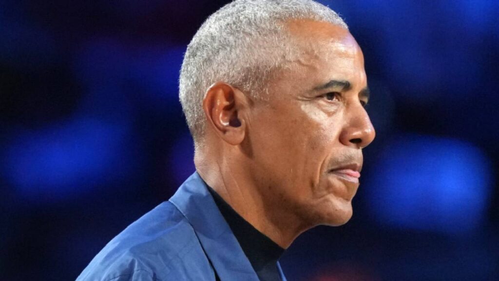 United States former president Barack Obama attends the 75th NBA All Star Game at Intuit Dome