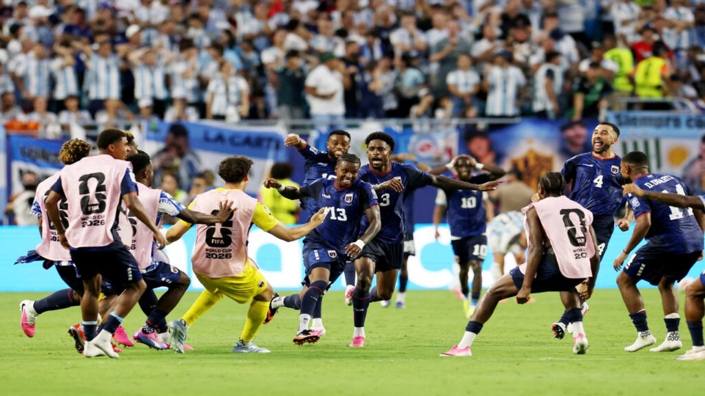 <!-- wp:image {"id":68987,"sizeSlug":"large","linkDestination":"none"} -->
<figure class="wp-block-image size-large"><img src="https://www.stadiumrant.com/wp-content/uploads/2026/07/2026-07-04T002634Z_1149588380_UP1EM740125ZR_RTRMADP_3_SOCCER-WORLDCUP-ARG-CPV-1-1-1024x648.jpg" alt="Soccer Football - 2026 World Cup - Round of 32 - Argentina v Cape Verde - Miami Stadium, Miami Gardens, Florida, U.S. - July 3, 2026 Cape Verde's Sidny Lopes Cabral celebrates scoring their second goal with teammates REUTERS/Amanda Perobelli TPX IMAGES OF THE DAY" class="wp-image-68987"/></figure>
<!-- /wp:image -->