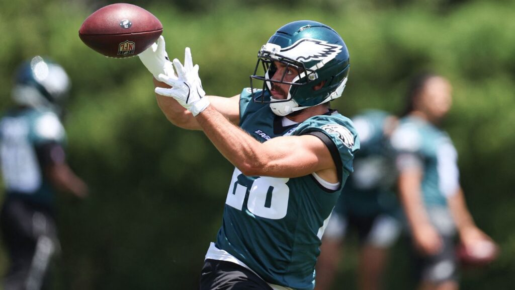 Philadelphia Eagles RB Will Shipley during training camp