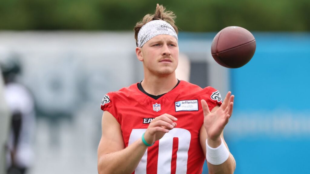 Philadelphia Eagles QB Cole Payton during training camp