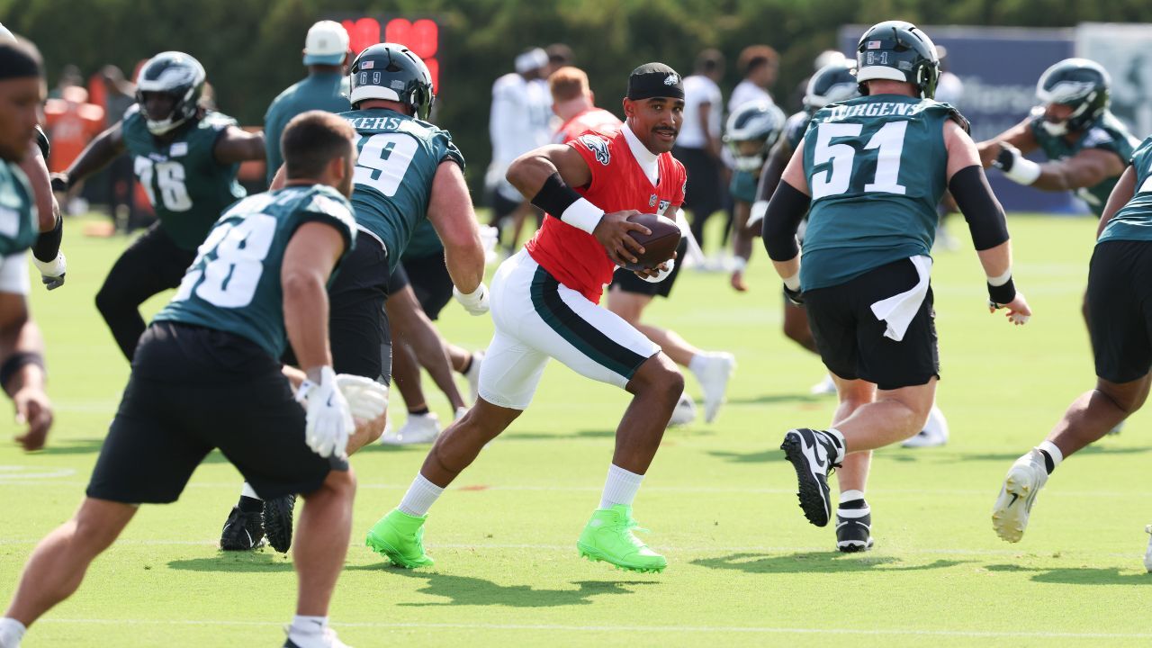 Philadelphia Eagles training camp 2026 Jalen Hurts