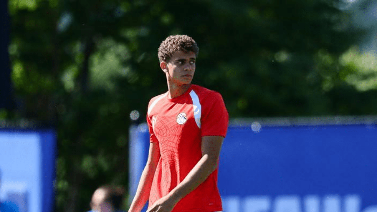 Hamza Abdelkarim in a match with Egypt Credit: IMAGN IMAGES via Reuters