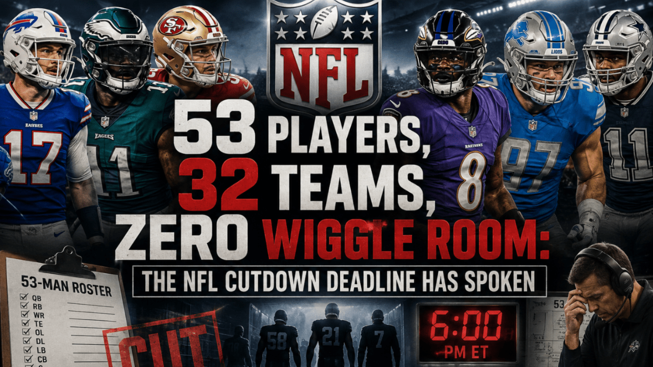 NFL 53-Man Roster Cutdown 2026: What Every Team’s Final 53 Says
