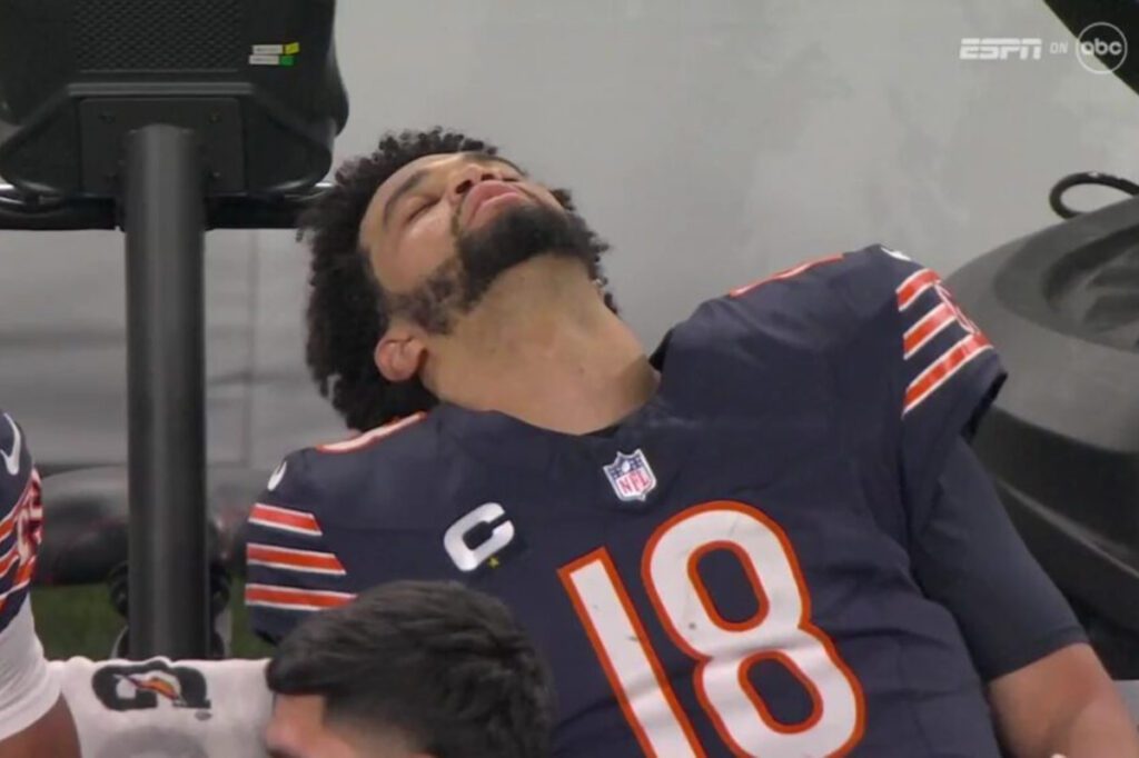 NFL quarterback Caleb Williams, Chicago Bears.