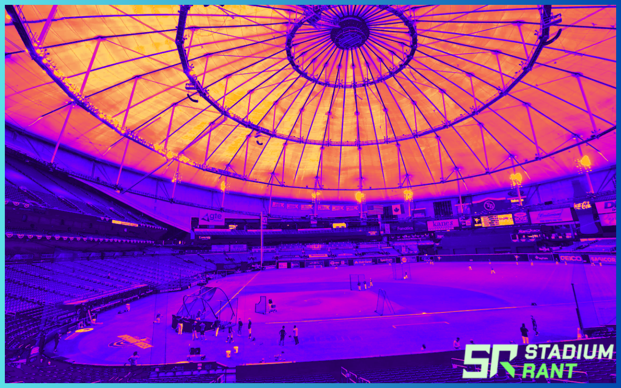 Tropicana Field in St. Petersburg, FL., home of the Tampa Bay Rays.