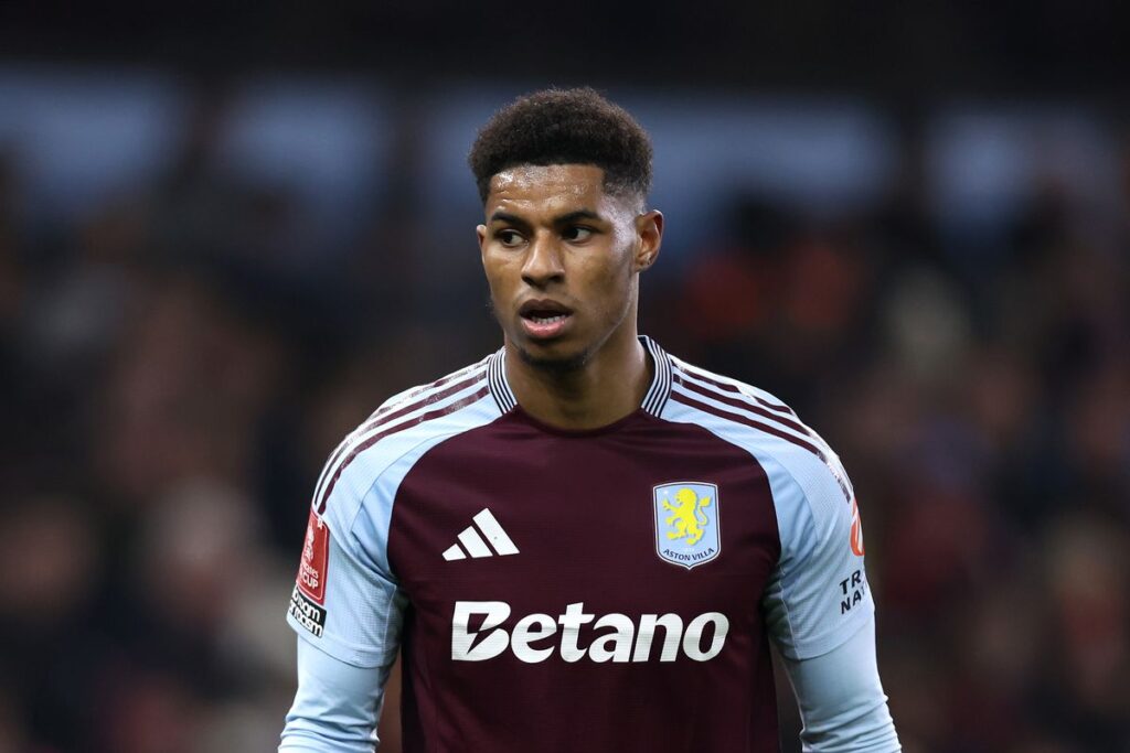 A picture of Manchester United 's Marcus Rashford.