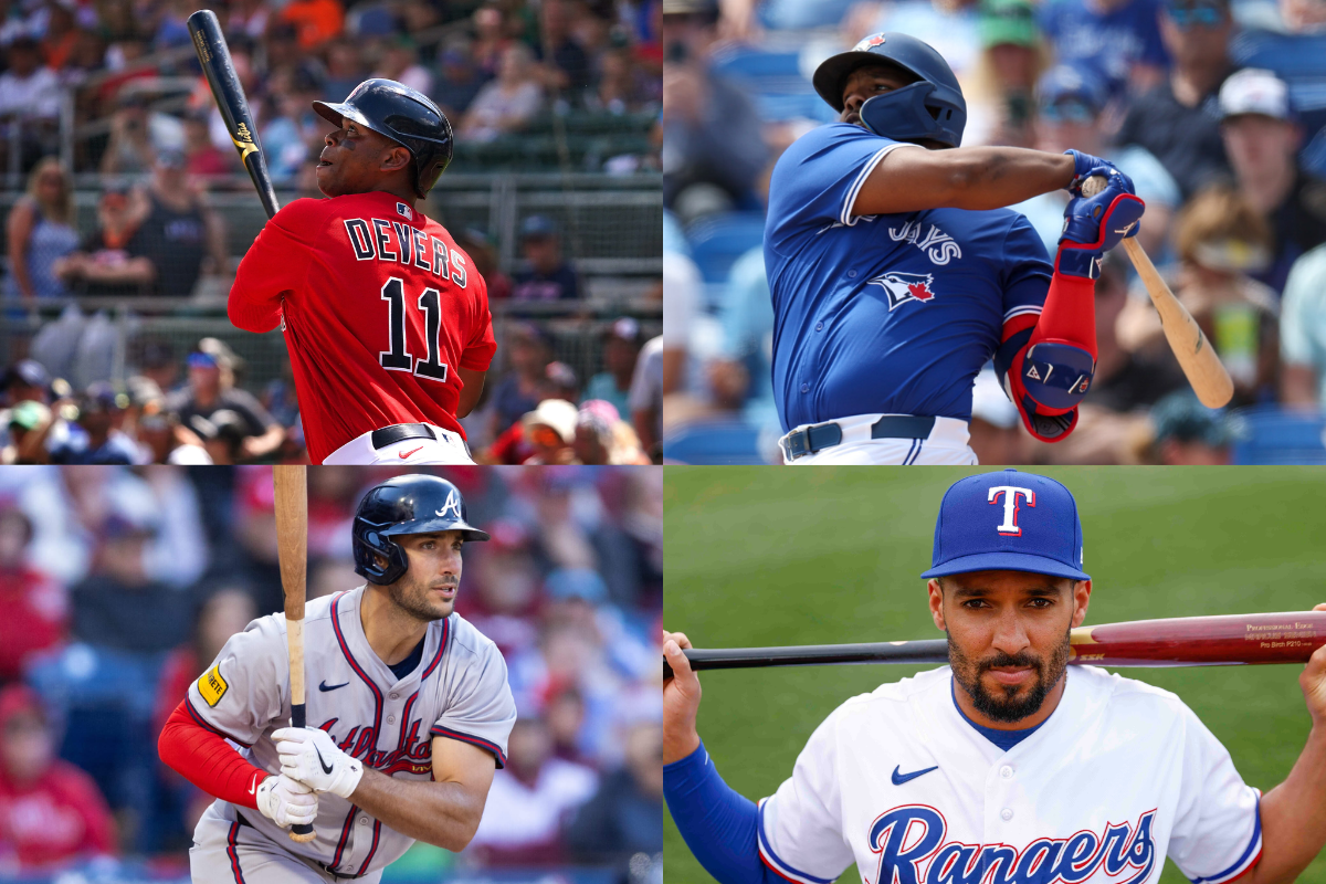 MLB batting orders. One through Five
