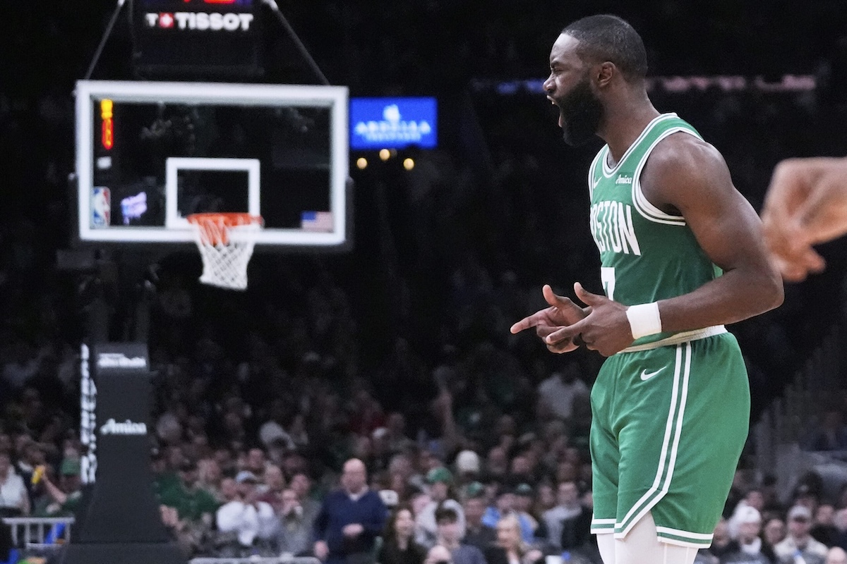 Boston's Jaylen Brown finished with a game-high 31 points Friday against the Suns.