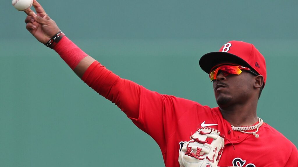 Image of Yoelin Cespedes Boston Red Sox, courtesy of NESN.