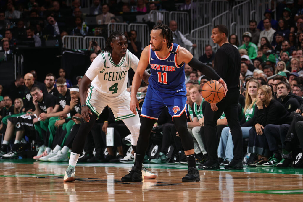 The Celtics dropped Game 1 of its Eastern Conference semifinals series with the New York Knicks on Monday.