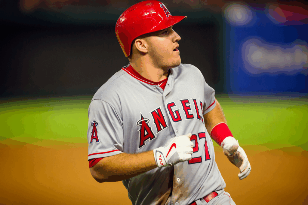 Mike Trout of the Los Angeles Angels