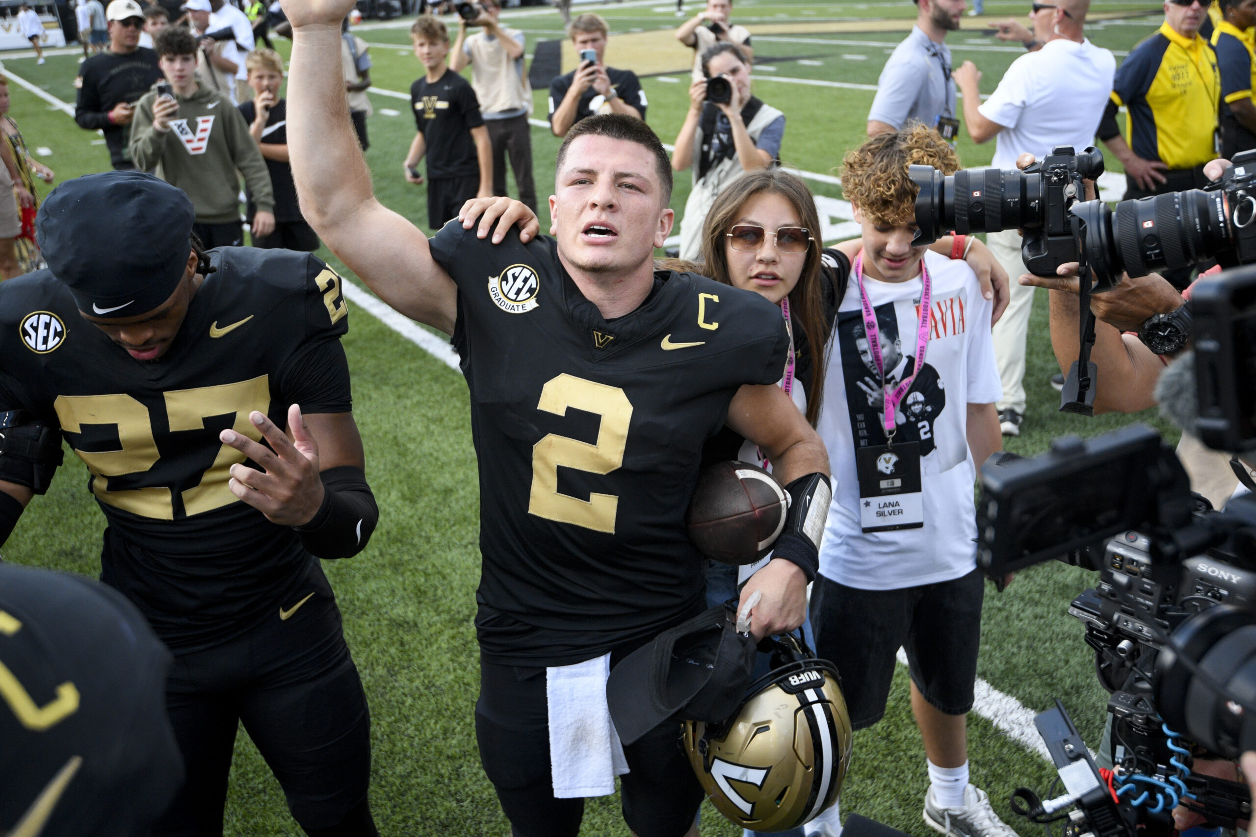 QB Diego Pavia of Vanderbilt