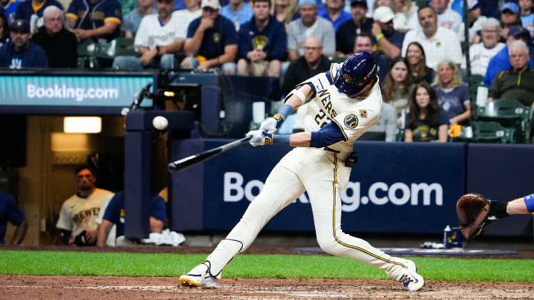 Brewers slugger Christian Yelich will be called upon to lead the Crew to the NLCS