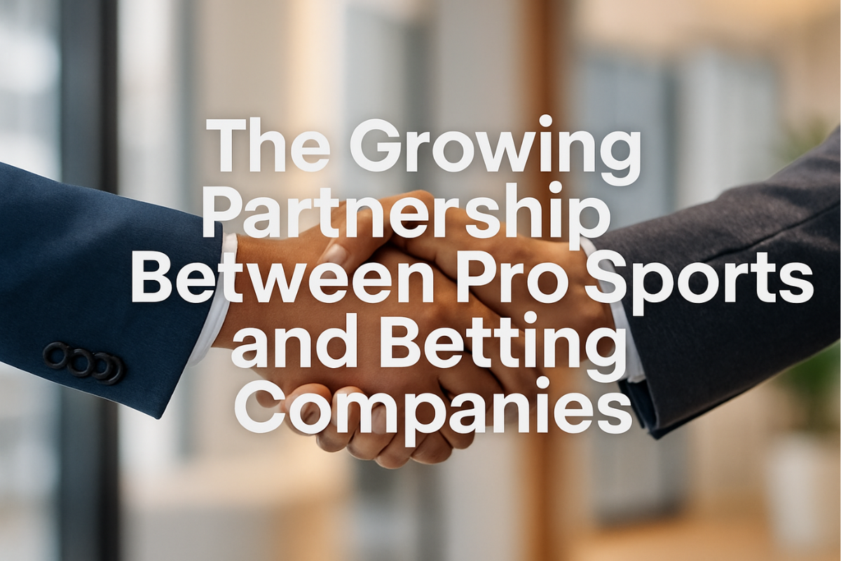The Growing Partnership Between Pro Sports and Betting Companies