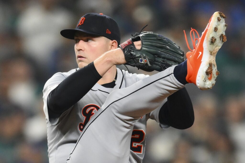Detroit Tigers pitcher Tarik Skubal.