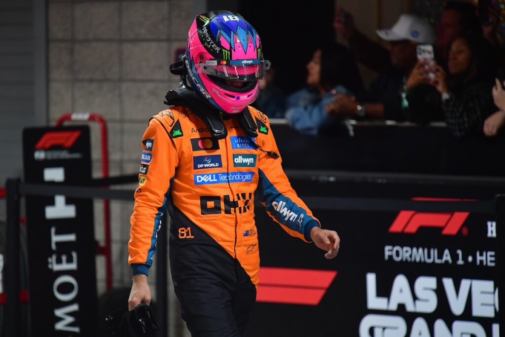 McLaren's driver, Oscar Piastri