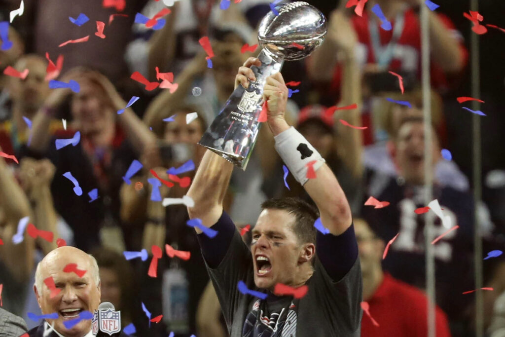 Tom Brady led the greatest comeback in Super Bowl history against the Atlanta Falcons