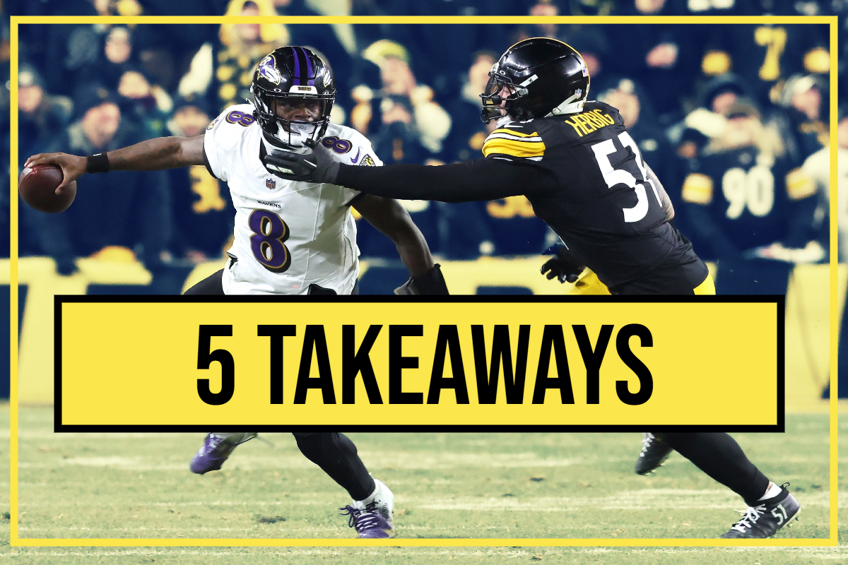 pittsburgh steelers 5 takeaways from victory week 18 over ravens
