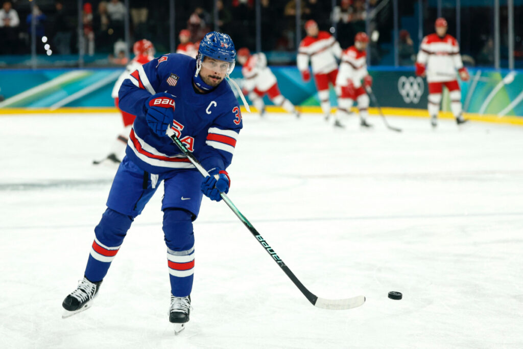 Team USA captain Auston Matthews has been on fire in these Olympics