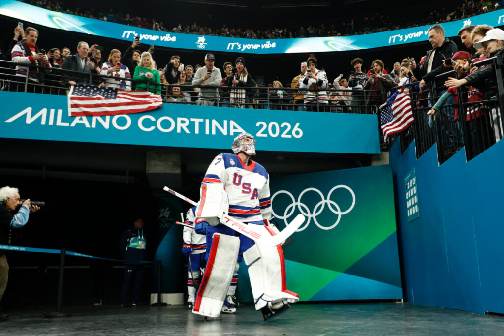 Team USA's Connor Hellebuyck will be the determining factor for how far the Americans will advance in the Olympics