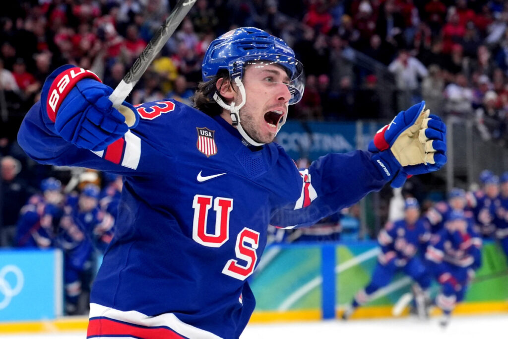 Quinn Hughes propelled Team USA to victory against Sweden with his overtime goal