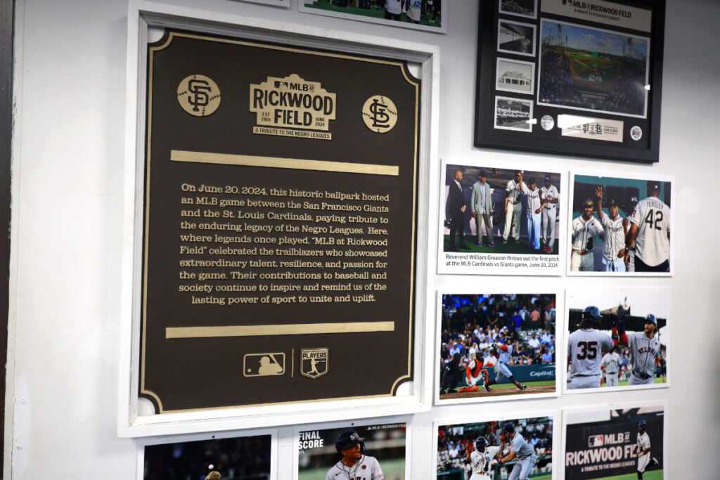Negro League museum exhibit