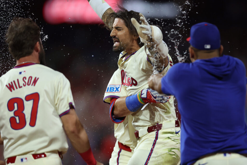 Nick Castellanos hit a walk-off against the New York Mets