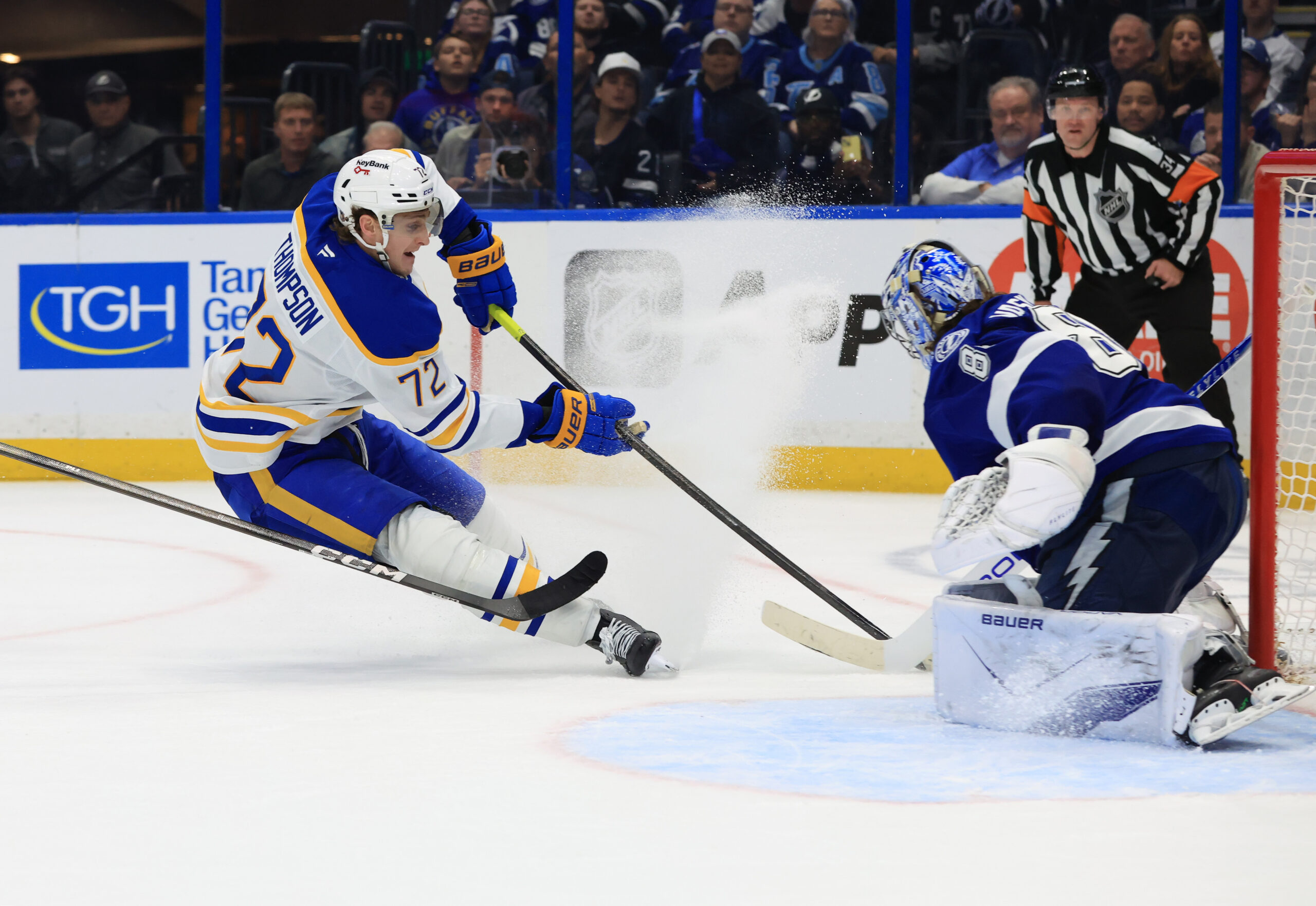 Sabres' Tage Thompson leads the team towards a successful run