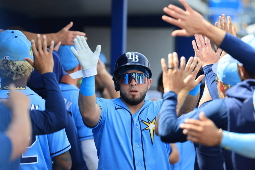 Jonathan Aranda is one of the few bright spots for the Rays; an American League East title will elude them again this year