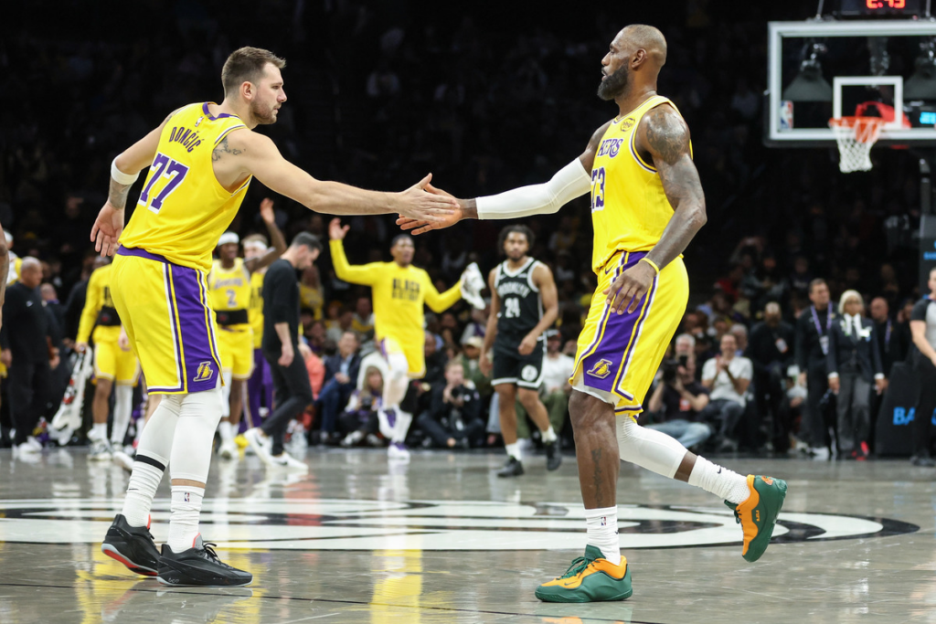 Lebron James and Luka Doncic