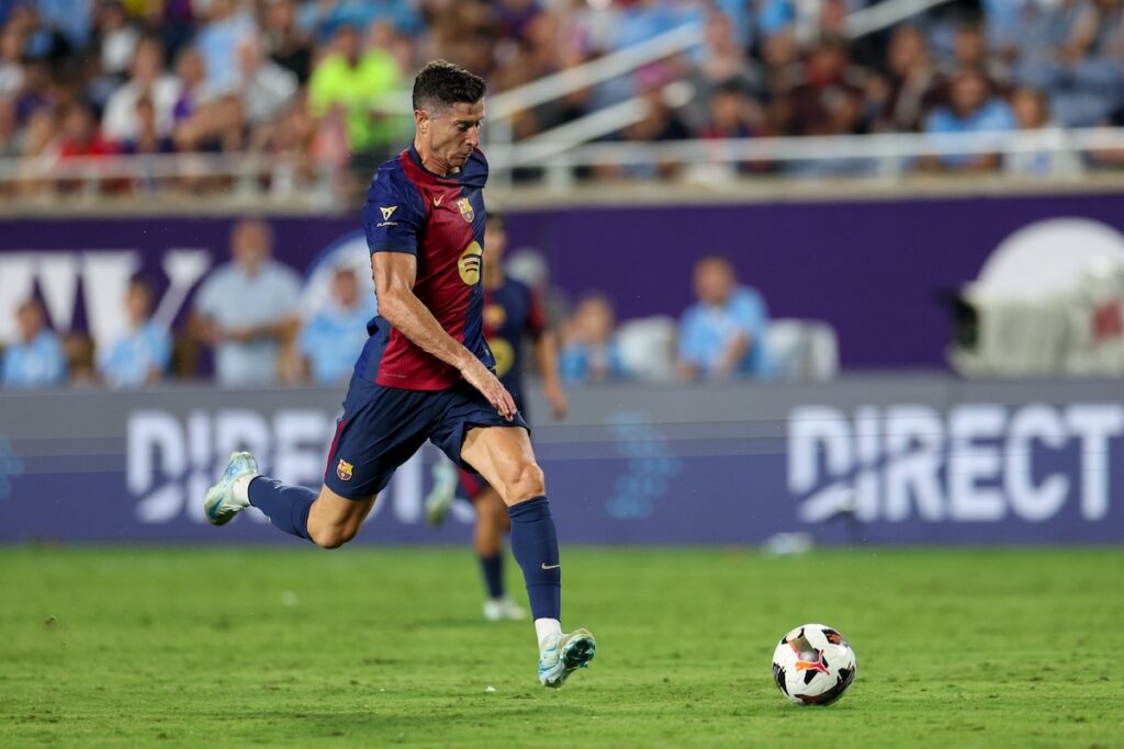 Robert Lewandowski, one of the men playing in the quarterfinals