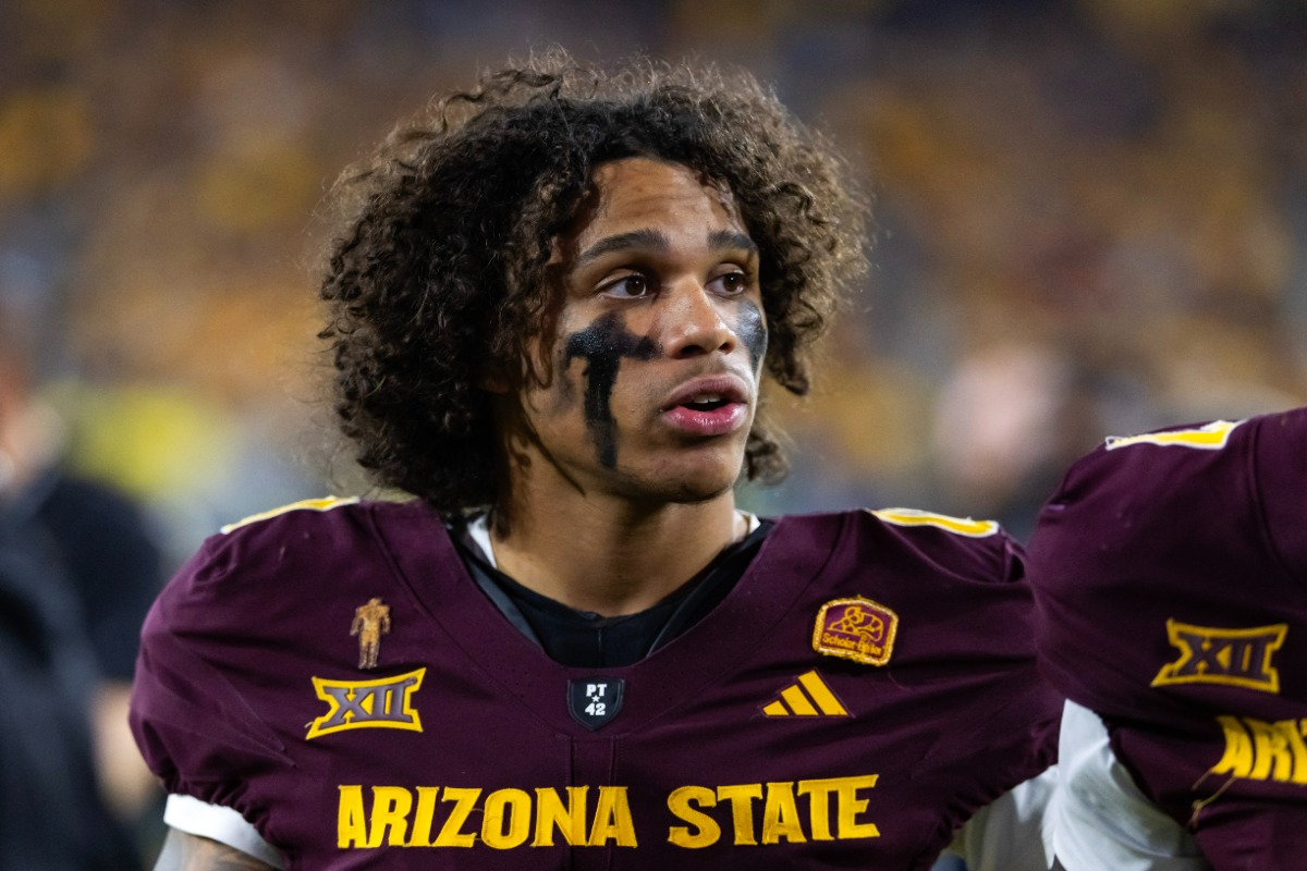 NFL draft prospect Jordyn Tyson; Philadelphia Eagles dream target